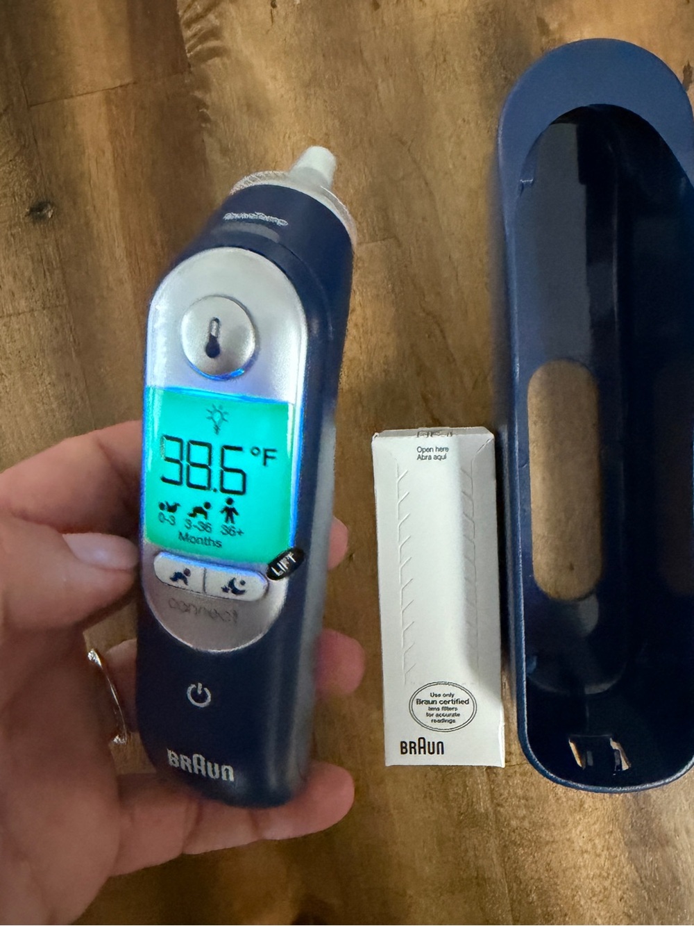 Braun ThermoScan 7+ Connect Ear Thermometer IRT6575 Bluetooth Digital Open Box